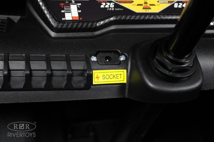 Детский электромобиль RiverToys Lamborghini Aventador SV (M777MM) розовый