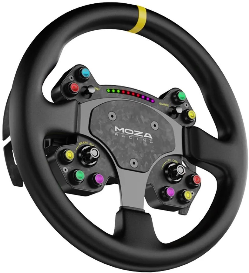 Съемное рулевое колесо MOZA RS V2 Steering Wheel Leather RS25
