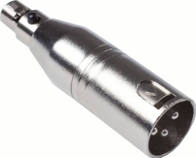 (EU) Переходник MUSIC STORE Adapter XLR male - Mini XLR fem