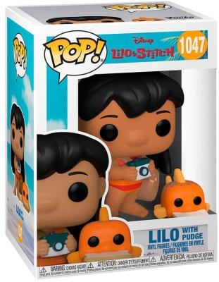 (EU) Фигурка Funko POP! Disney Lilo & Stitch:  Lilo with Pudge (1047)