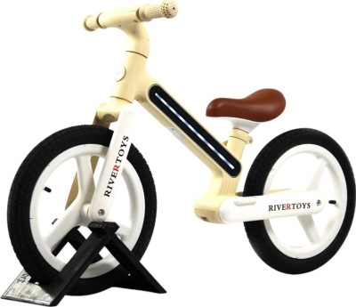 Детский беговел RiverToys (HB-003) (бежевый)