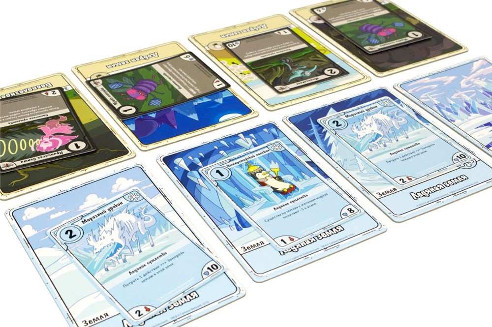 (EU) Настольная игра Hobby World Время приключений. Карточные войны. Снежный король против Марселин
