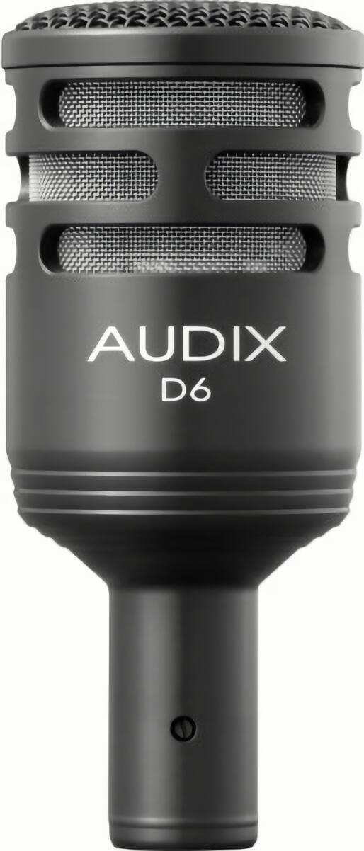 

(EU) Динамический микрофон Audix D6, для бас-барабана, кардиоида
