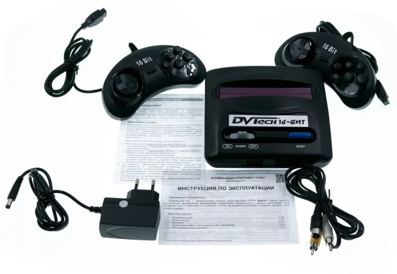 Игровая приставка 16-бит DVTech MD lit 252 игры