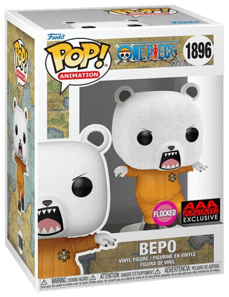 (CN) Фигурка Funko Pop! Animation: One Piece - Bepo (Flocked) (1896)