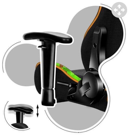(EU) Игровое кресло Huzaro HZ-Ranger 6.0 Pixel Mesh, 272185245, Чёрное