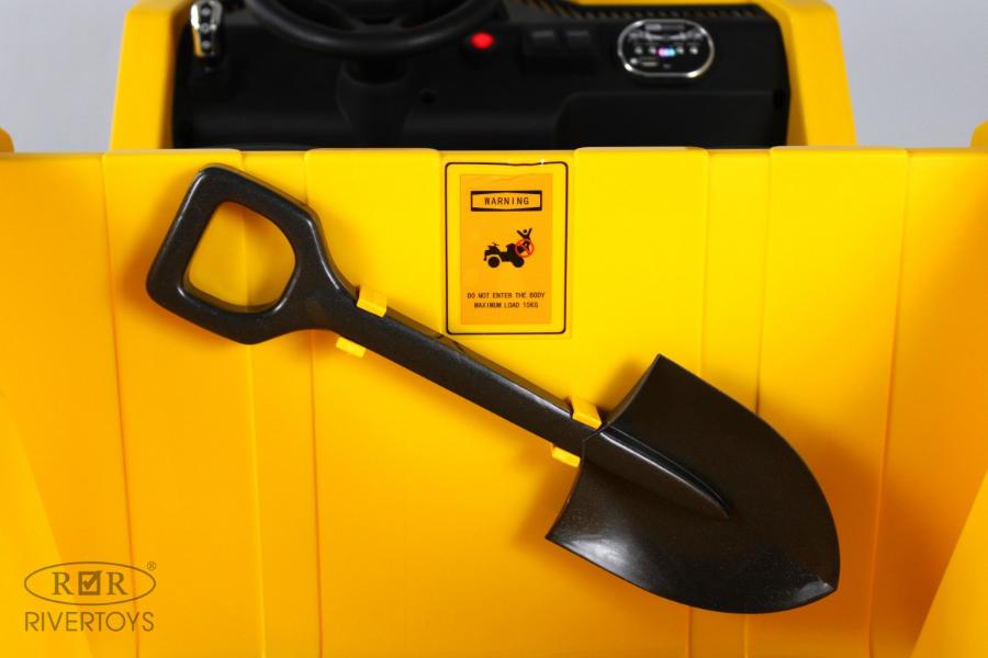 Детский электромобиль RiverToys K333AM жёлтый