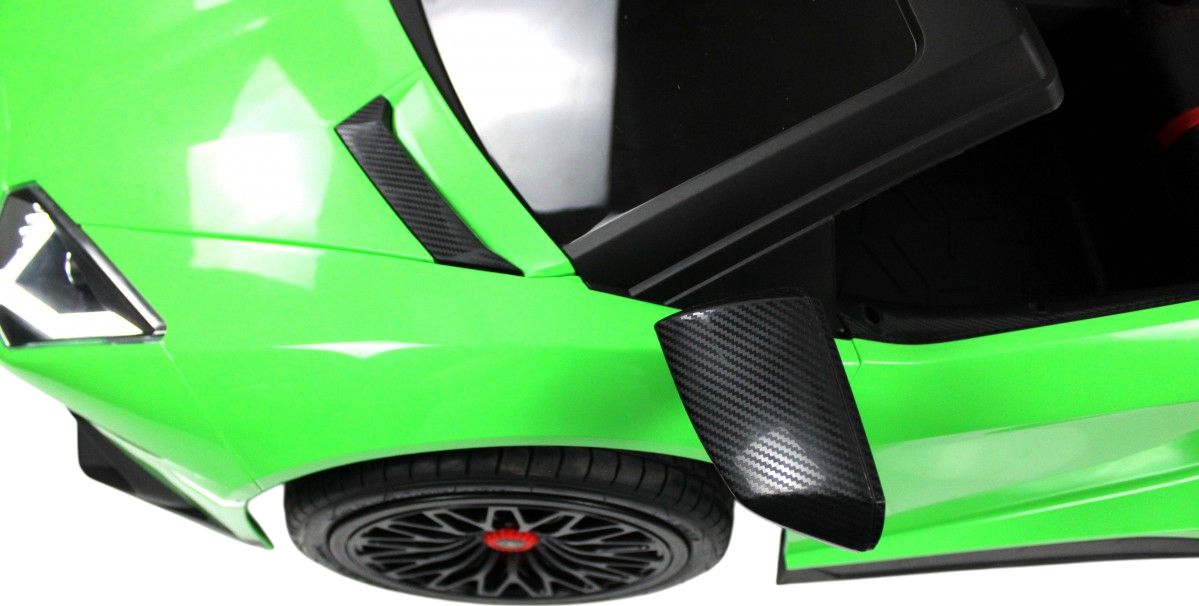 Детский электромобиль RiverToys Lamborghini Aventador SV (M777MM) зеленый