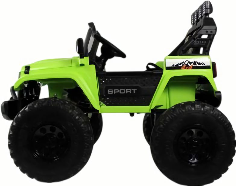 Детский электромобиль Jeep A222AA зеленый