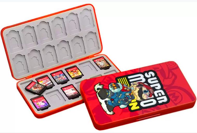 Кейс на 24 игровые карты Mechanical Mario для Nintendo Switch/Lite