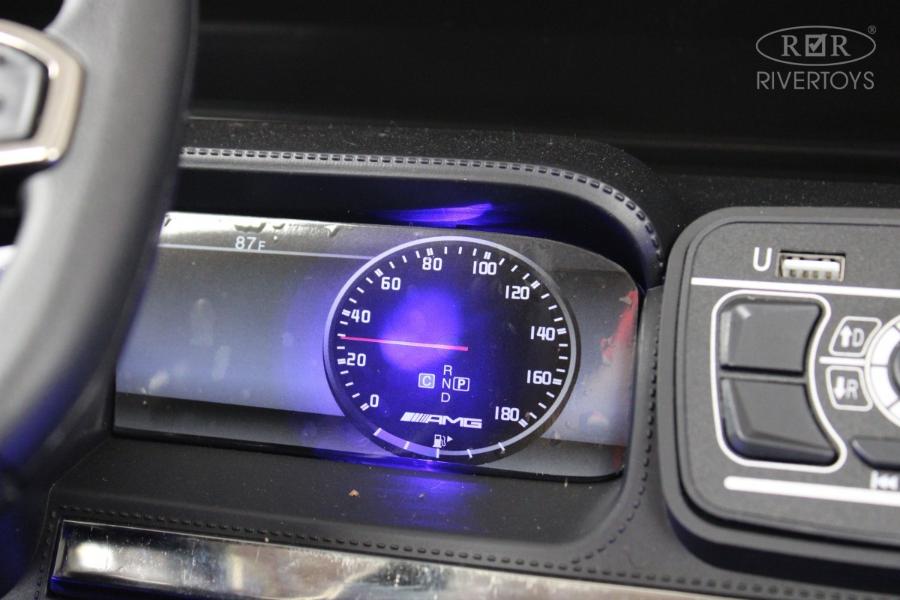 Детский электромобиль RiverToys Mercedes-AMG G63 (G111GG) 24V черный