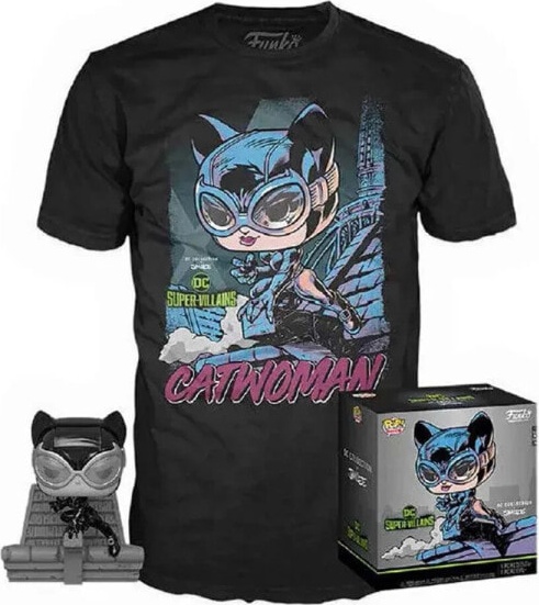 (EU) Футболка и фигурка Funko POP! Heroes: Catwoman Jim Lee Deluxe Exclusive (269)