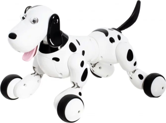 Радиоуправляемая робот Happy Cow собака Далматинец Smart Dog (777-338-Bl) (чёрнно-белый)