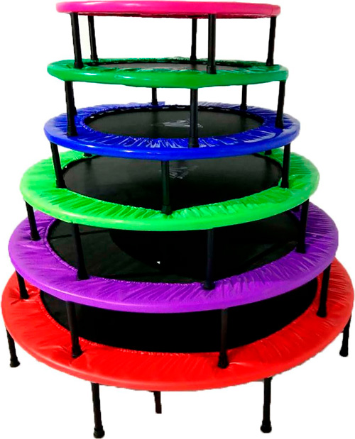 Батут DFC JUMP SUN 55 фиолететовый, без сетки (137см) 55INCH-JS-P