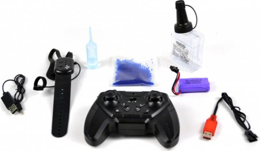 Радиоуправляемая модель CS Toys PRON-378-BLUE машина для дрифта (управление жестами, стреляет гелевыми пулями) синяя(PRON-378-BLUE)