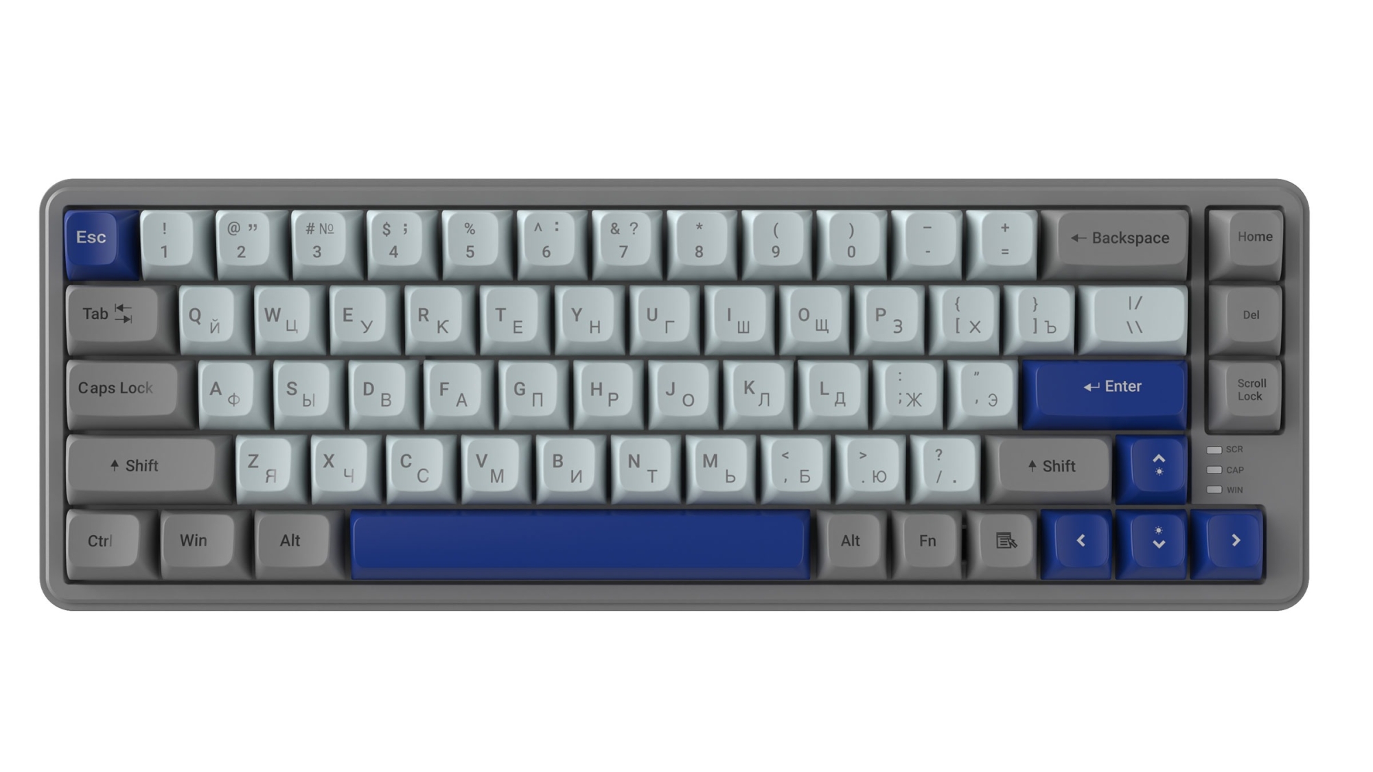 Клавиатура Ritmix RKB-568BL, Синяя
