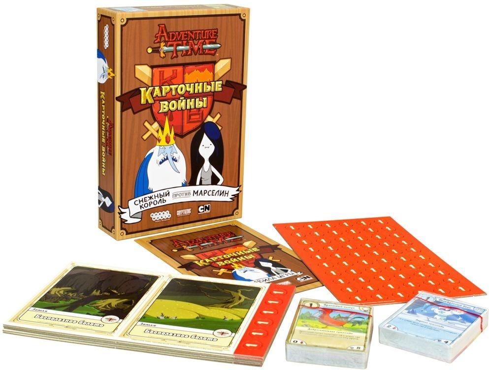 (EU) Настольная игра Hobby World Время приключений. Карточные войны. Снежный король против Марселин