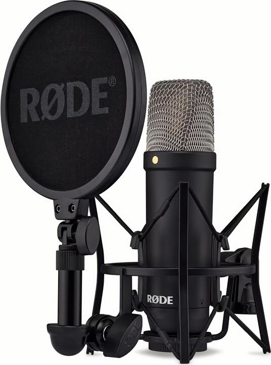 

(EU) Микрофон студийный Rode NT1 Signature Series Black, конденсаторный, кардиоидный, 4 дБА
