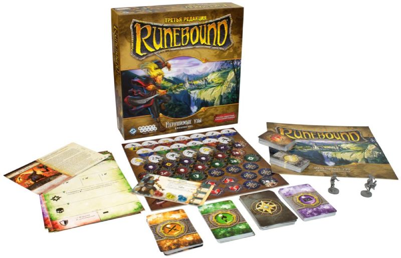 Настольная карточная игра Hobby World Runebound. Третья редакция: Нерушимые узы (181940)