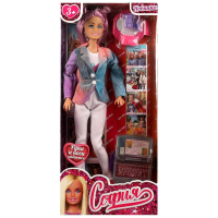 Кукла 29 см София блогер, руки и ноги сгиб, акс, кор КАРАПУЗ в кор.24шт 66001-C24-S-BB