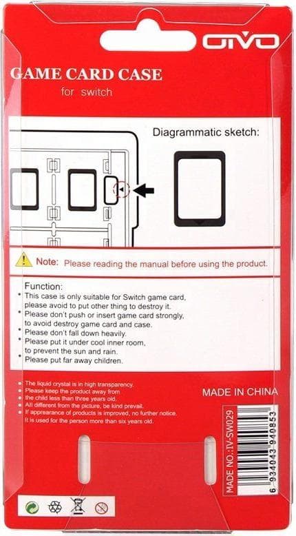 Кейс OIVO на 24 игровые карты (синий) для Nintendo Switch/ Lite (IV-SW029)