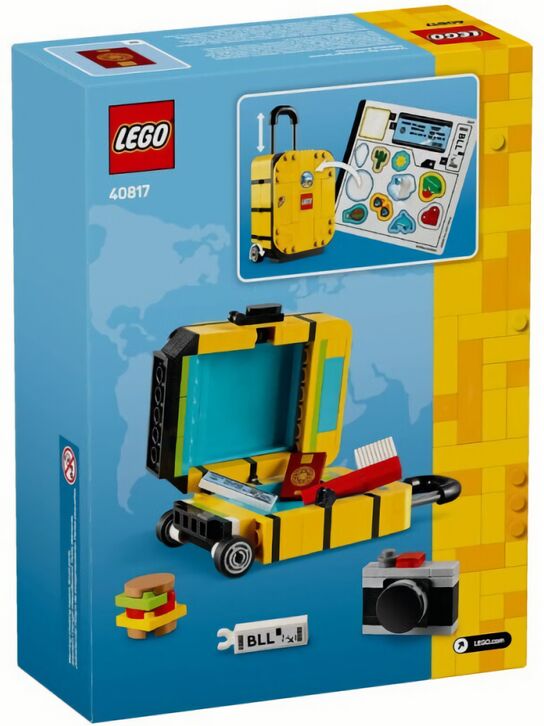 (EU) Конструктор LEGO Жёлтый чемодан (40817)