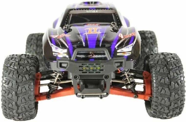 Радиоуправляемая модель Remo Hobby монстр SMAX Brushless UPGRADE V2.0 4WD (1к16) синий (RH1635UPGV2-BLUE)