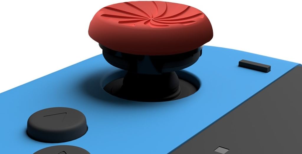 2 средние накладки на стики KontrolFreek Turbo для Nintendo Switch (красный/синий)