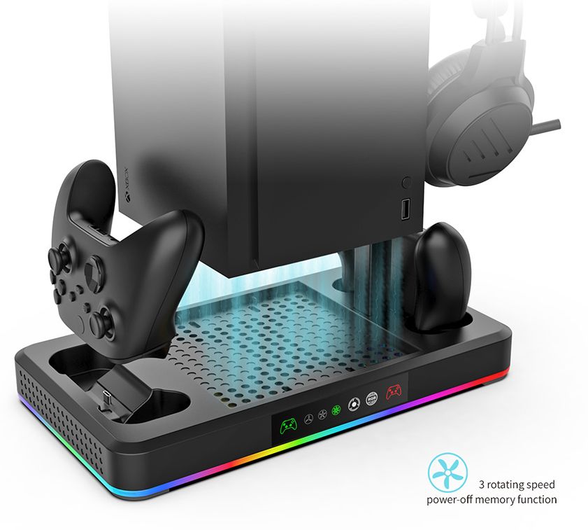 Многофункциональная док-станция DOBE для Xbox Seies S/X (чёрная) (TYX-3615)