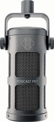 (EU) Динамический микрофон Sontronics Podcast Pro, Space Grey, суперкардиоида, встроенный поп-фильтр