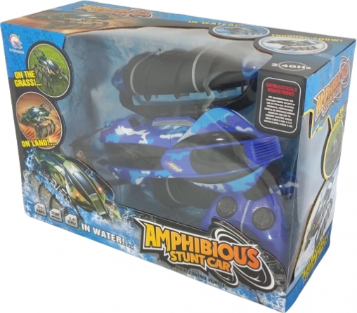 Радиоуправляемая модель амфибия Xiong Feng Amphibious RC tank (989-393A-BLUE)