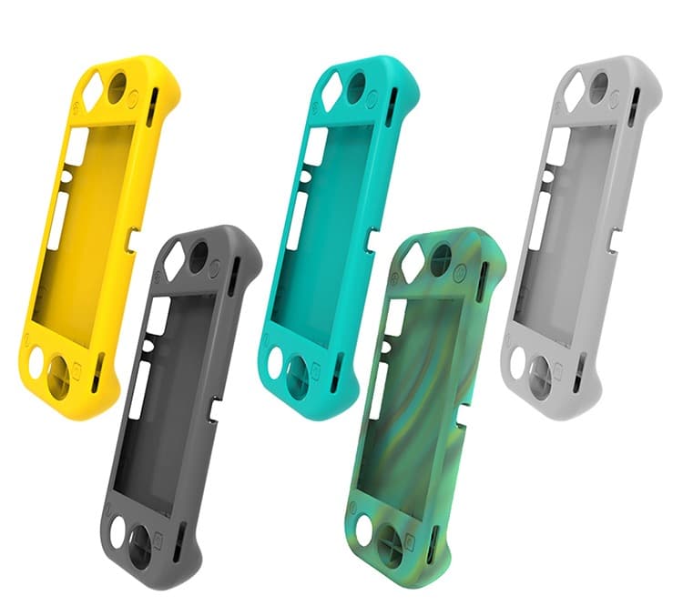 Защитный силиконовый чехол для Nintendo Switch Lite (жёлтый)