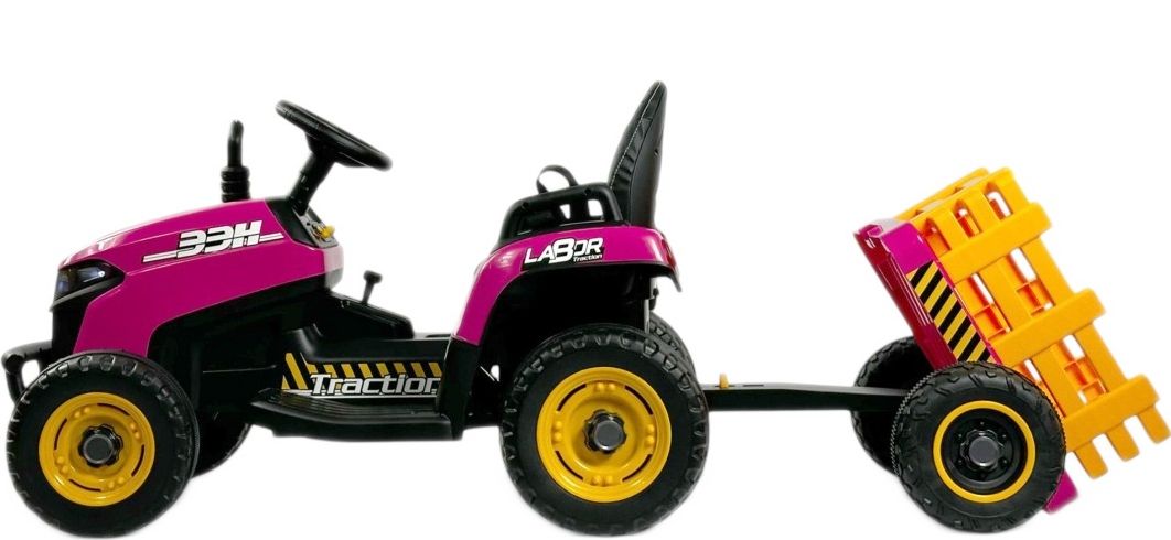 Детский электромобиль RiverToys K111KK розовый