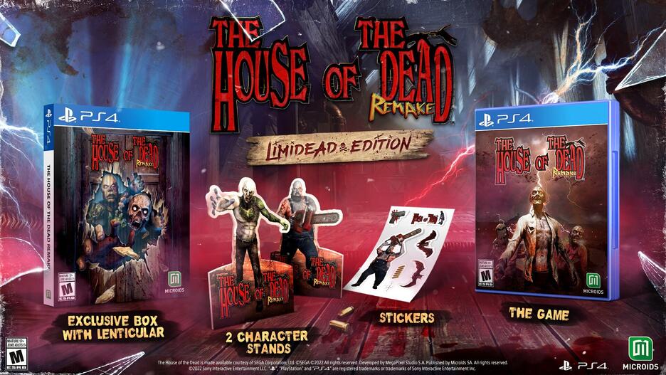 Игра House of the Dead: Remake LimiDead Edition (PS4, русские субтитры)