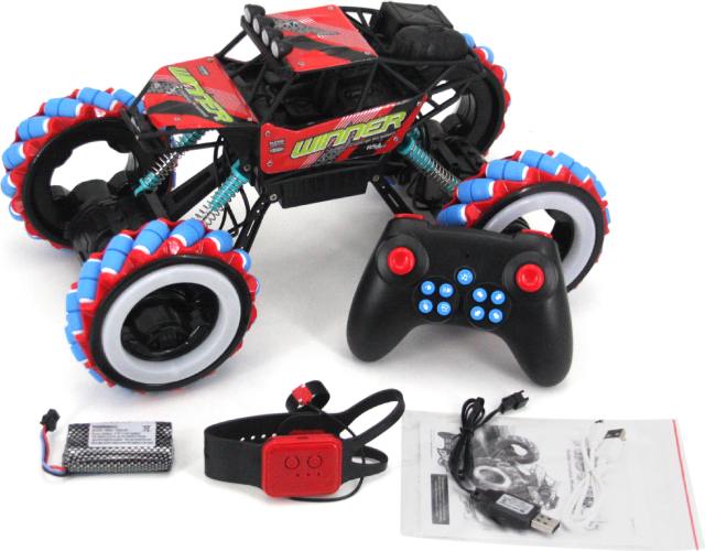 Радиоуправляемая модель Yearoo краулер (часы + пульт, 1к10) красный (339-1A-RED)