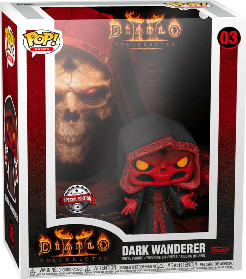 Фигурка Funko POP! Vinyl: Game Cover Diablo 2 Dark Wanderer Эксклюзив(56449)
