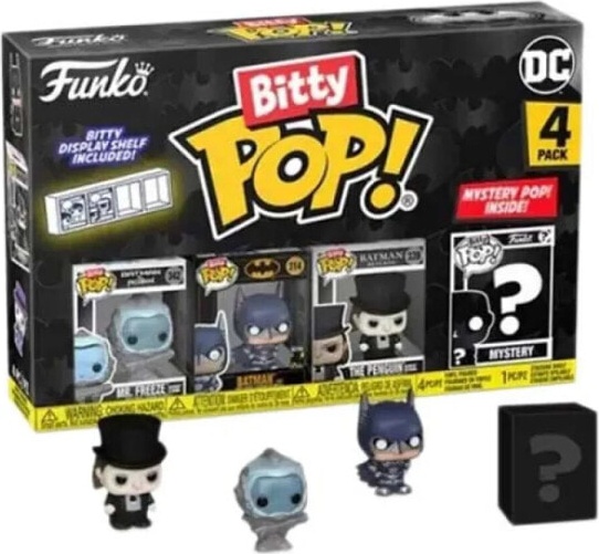(EU) Фигурка Funko POP! Bitty: Mr. Freeze + Batman + The Penguin + Mystery (81129)