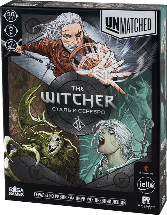(EU) Настольная игра GaGa Games Unmatched: The Witcher – Сталь и Cеребро