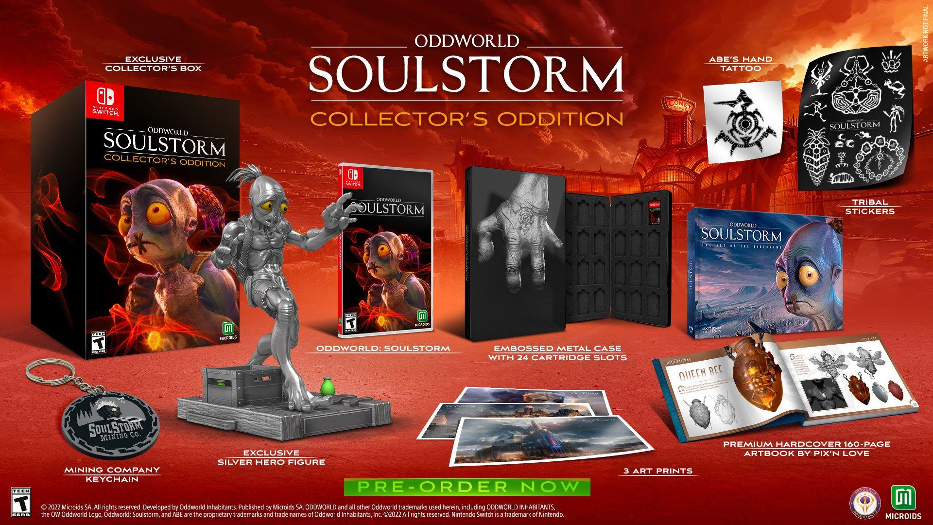 Игра Oddworld Soulstorm Collector's Oddition (Nintendo Switch, русские субтитры)