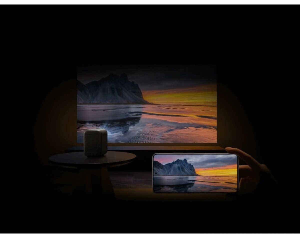 (EU) Проектор Xiaomi Smart Projector L1 BHR9417EU (200 лм, Full HD, Google TV), Белый
