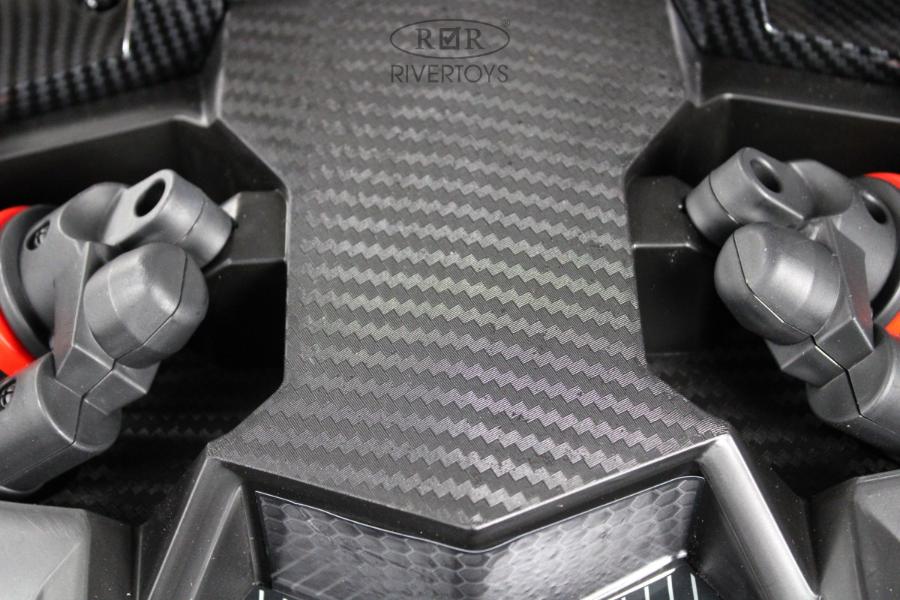 Детский электромобиль RiverToys A999AA черный карбон