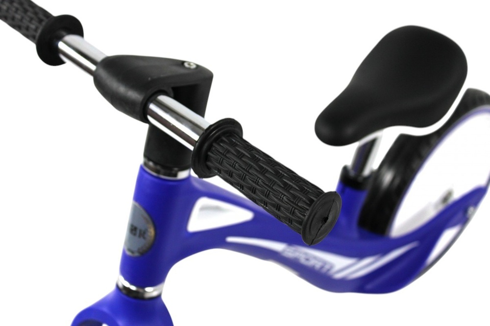 Детский беговел RiverToys (HB-007-12) (синий)