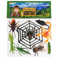 Игрушка пластизоль насекомые  в асс.9 шт  в асс., пак с хэд пак с хэд ИГРАЕМ ВМЕСТЕ в кор.3*120наб 837B