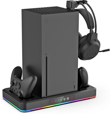 Многофункциональная док-станция DOBE для Xbox Seies S/X (чёрная) (TYX-3615)