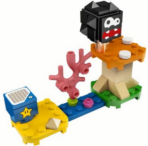 (EU) Конструктор LEGO Super Mario Лохматик и гриб-платформа (30389)