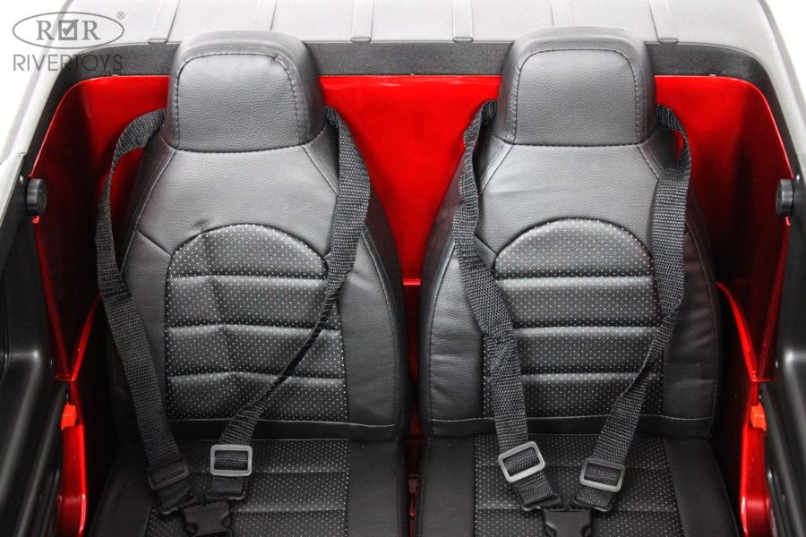 Детский электромобиль RiverToys Mercedes-AMG G63 4WD (S307) вишневый глянец