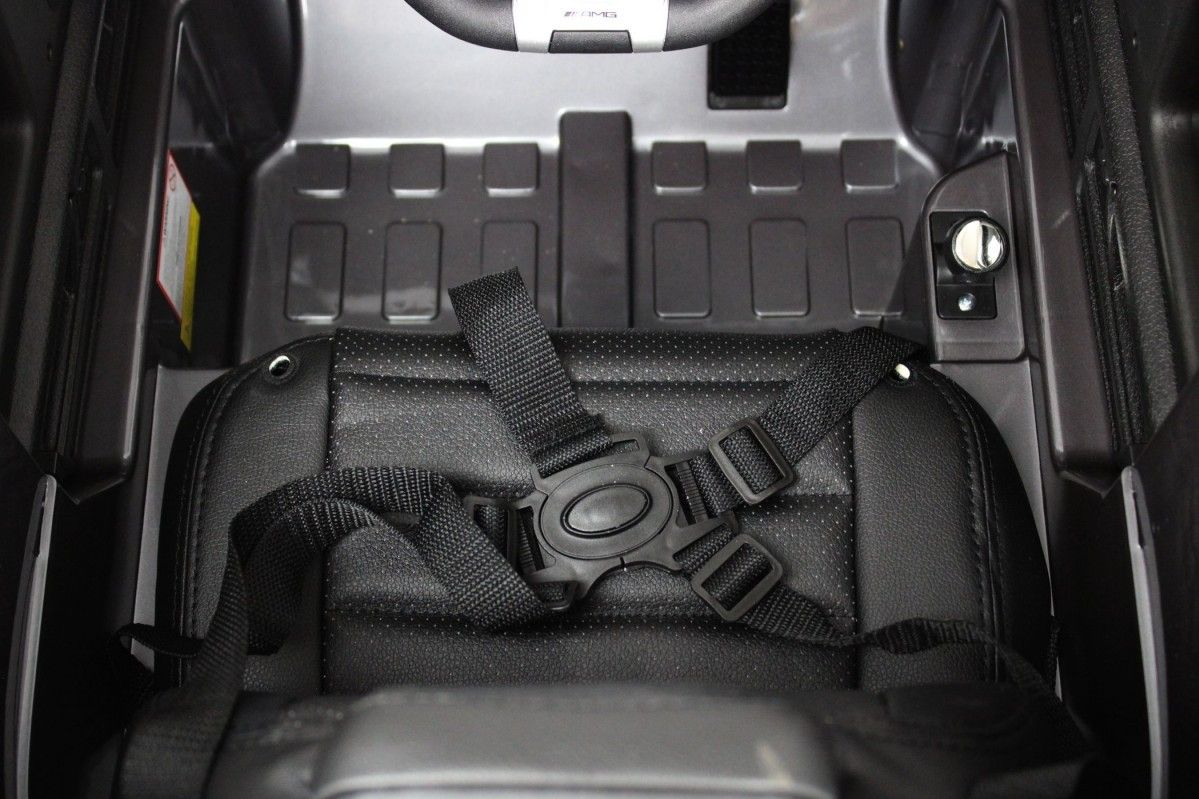 Детский электромобиль RiverToys Mercedes-Benz G63 (T999TT-SILVER-GLANEC     ) серый глянец