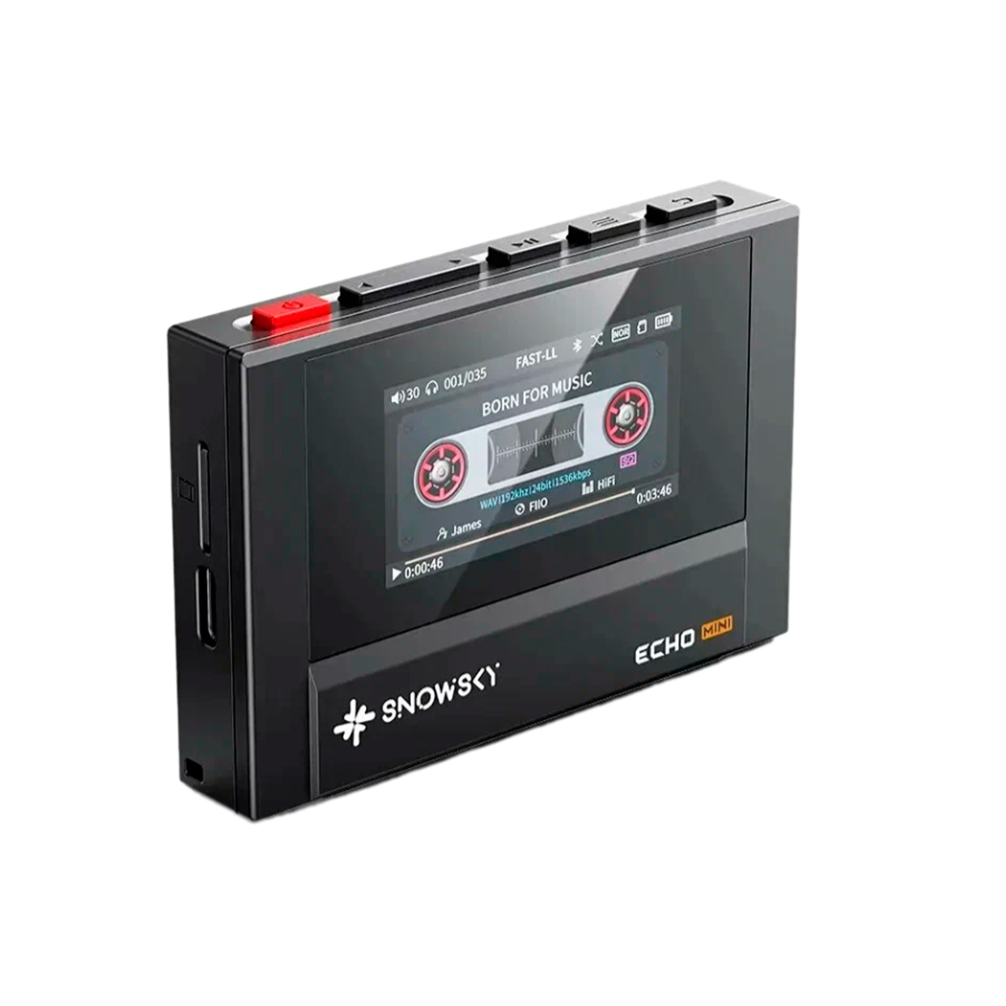 Портативный аудиоплеер FIIO SNOWSKY ECHO MINI 8Гб (F4401E), Чёрный