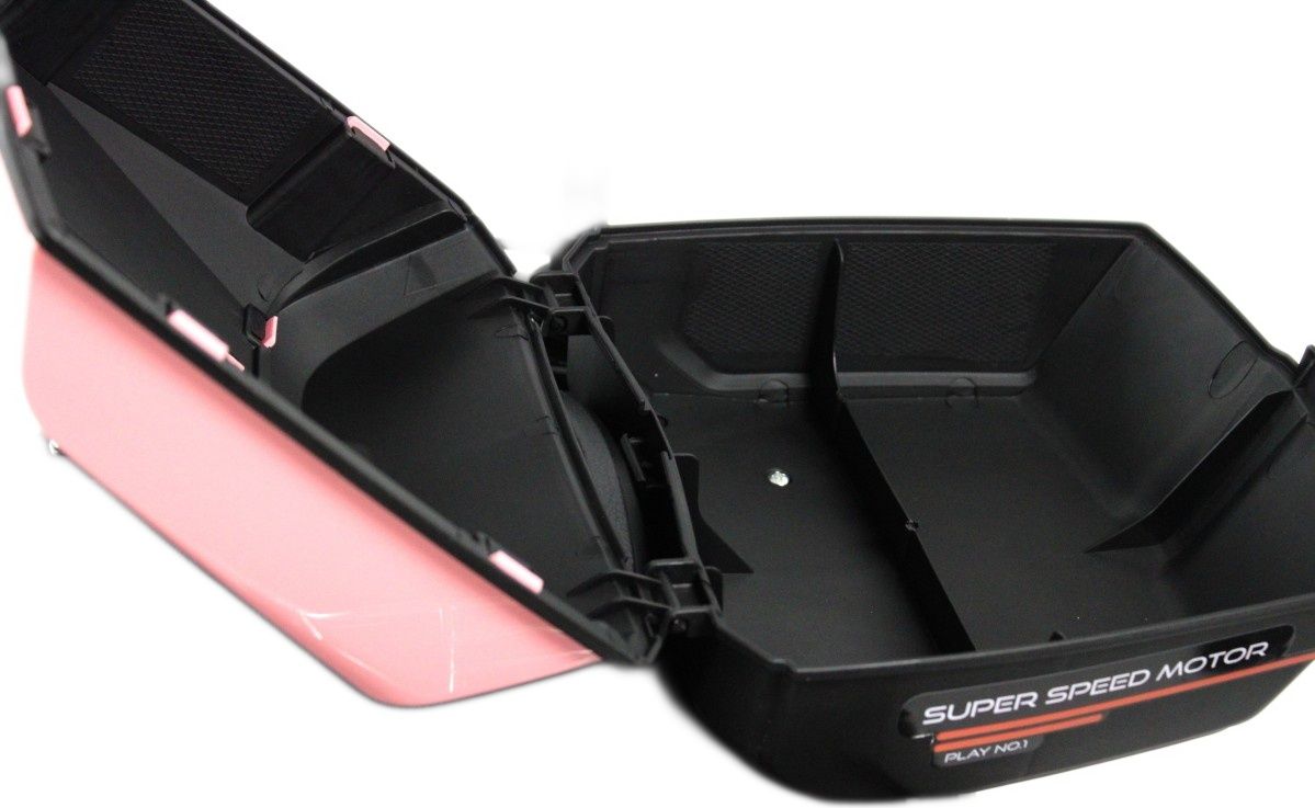 Детский электротрицикл RiverToys K003PX розовый