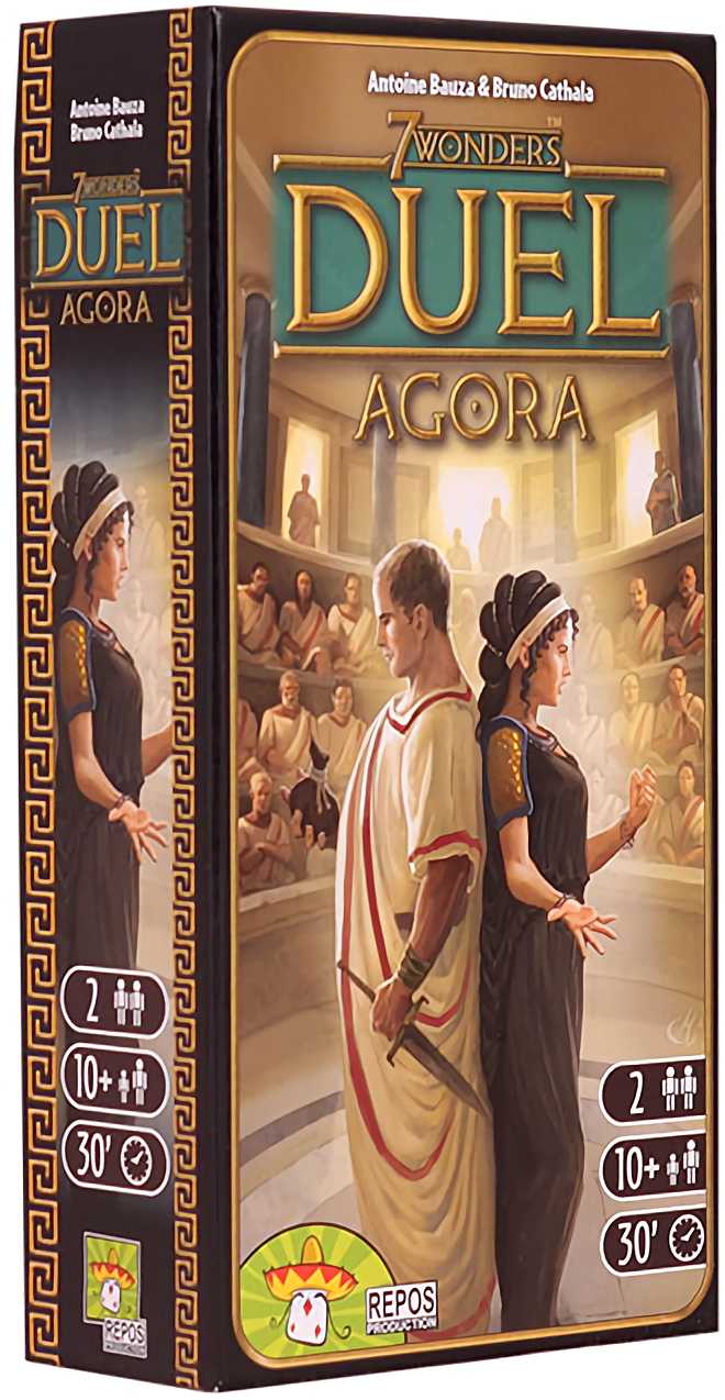 (EU) Настольная игра Стиль жизни 7 Чудес. Дуэль: Агора (доп)